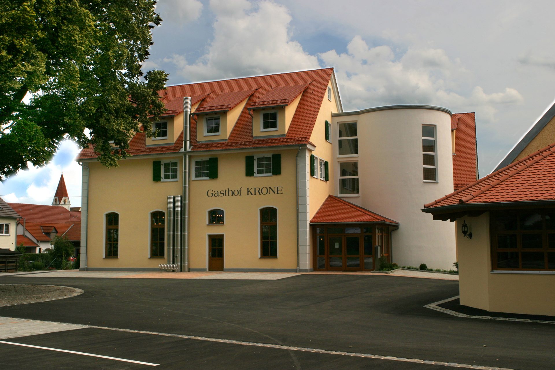 Landgasthof Krone Schierhuber Innenhof