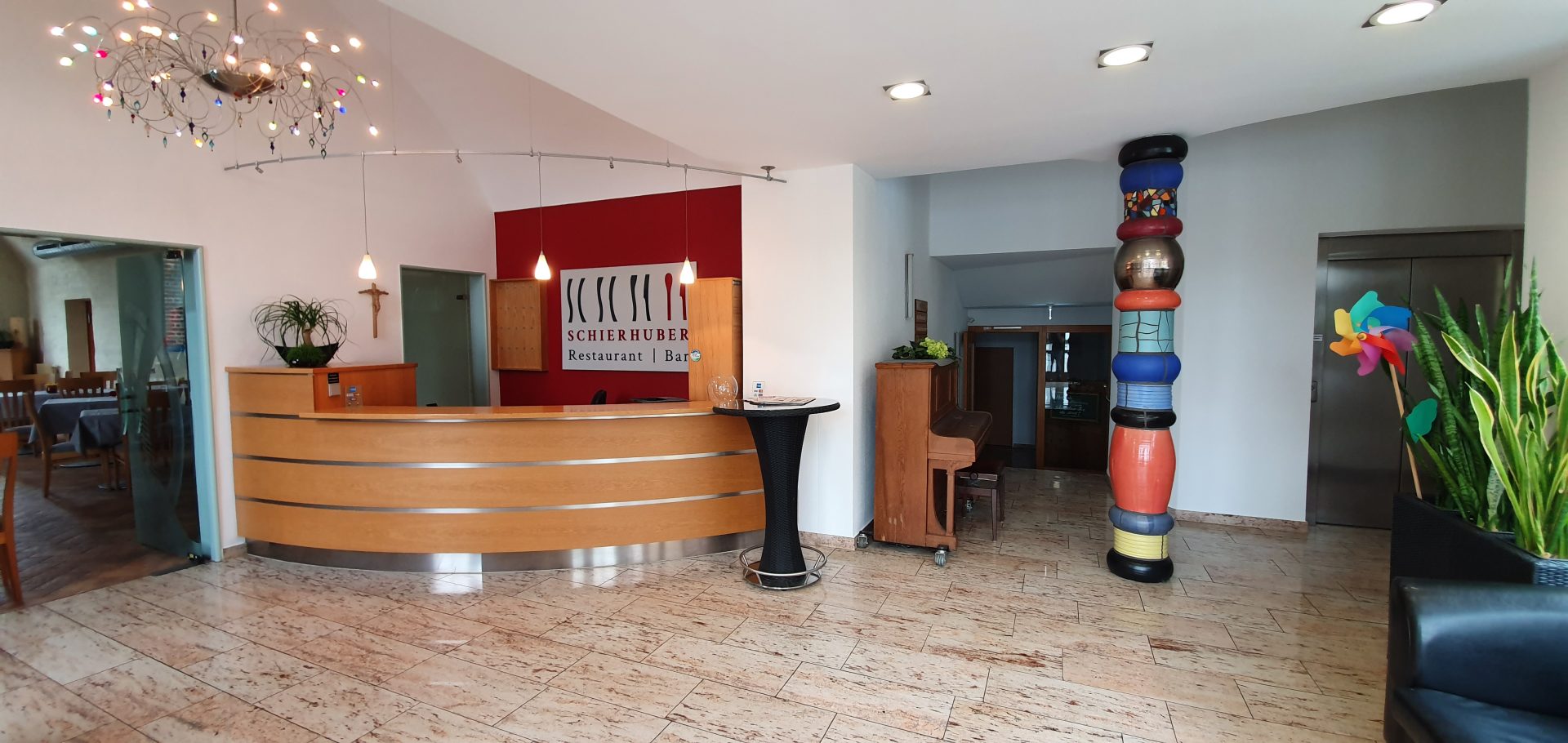 Rezeption im Landgasthof Krone